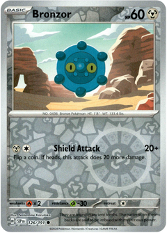 Bronzor - 126/191 - Surging Sparks - Reverse Holo - Card Cavern