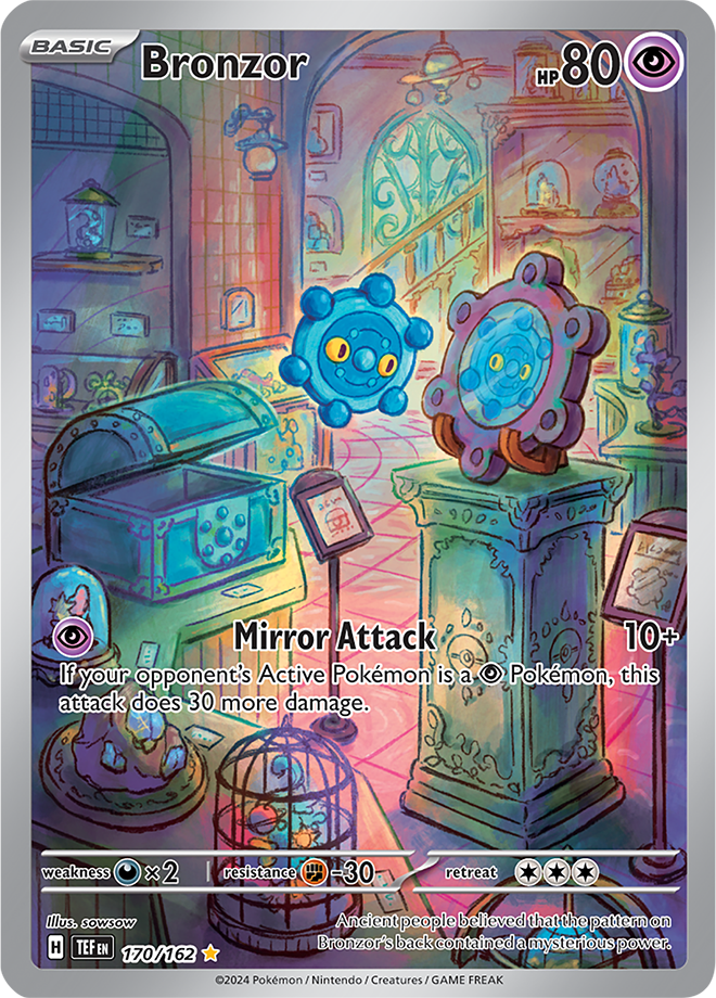 Bronzor - 170/162 - Temporal Forces - Holo - Card Cavern