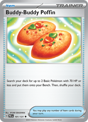 Buddy-Buddy Poffin - 101/131 - Prismatic Evolutions - Card Cavern