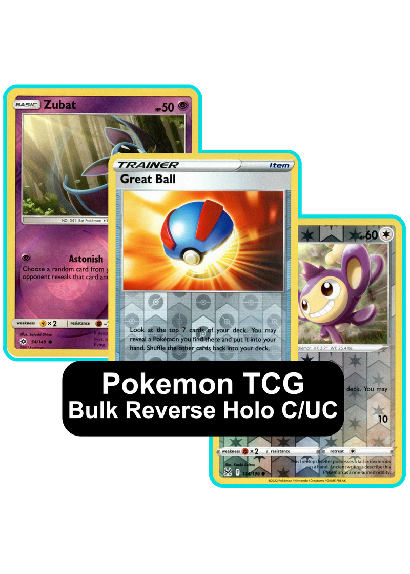 Pokemon Bulk Bulk - Reverse Holo C/UC - Card Cavern