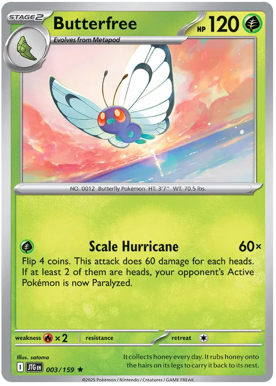 Butterfree - 003/159 - Journey Together - Holo - Card Cavern