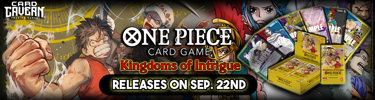 Kingdoms of Intrigue One Piece Card Game Singles & Sealed Product | Card Cavern Trading Cards, LLC