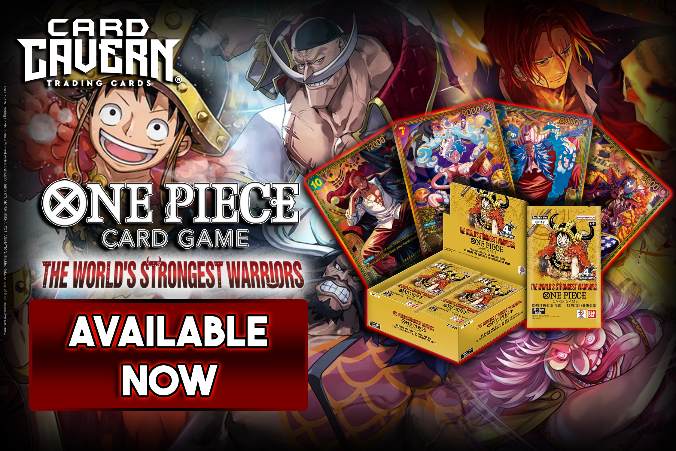 The World's Strongest Warriors | One Piece Card Game | Card Cavern Trading Cards, LLC
