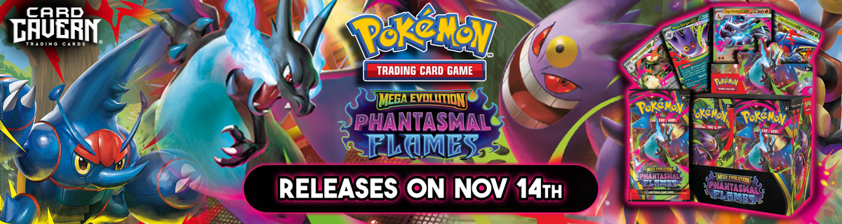 Phantasmal Flames Pokemon Cards | Card Cavern Trading Cards, LLC
