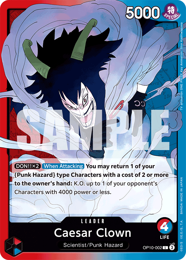 Caesar Clown - OP10-002 L - Royal Blood - Card Cavern