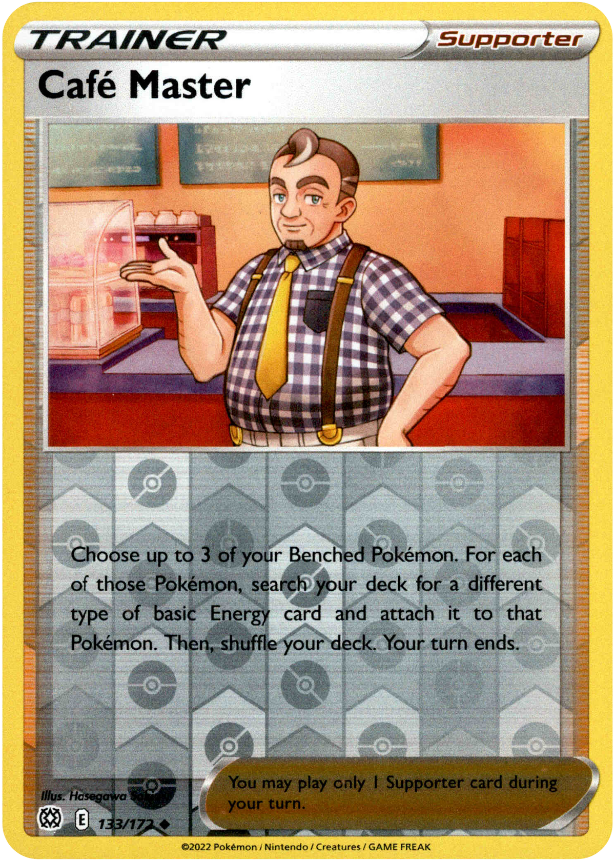 Cafe Master - 133/172 - Brilliant Stars - Reverse Holo - Card Cavern