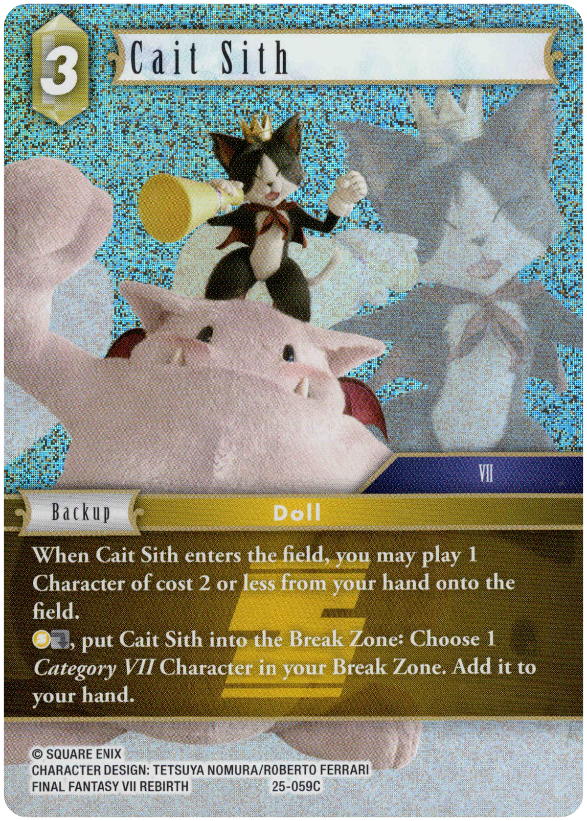 Cait Sith - 25-059C - Tears of the Planet - Foil - Card Cavern