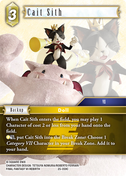 Cait Sith - 25-059C - Tears of the Planet - Card Cavern