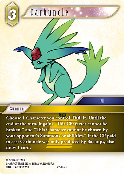 Carbuncle - 22-057R - Hidden Hope - Card Cavern