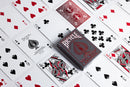 Metalluxe Red Foil Back Bicycle Playing Cards - Card Cavern