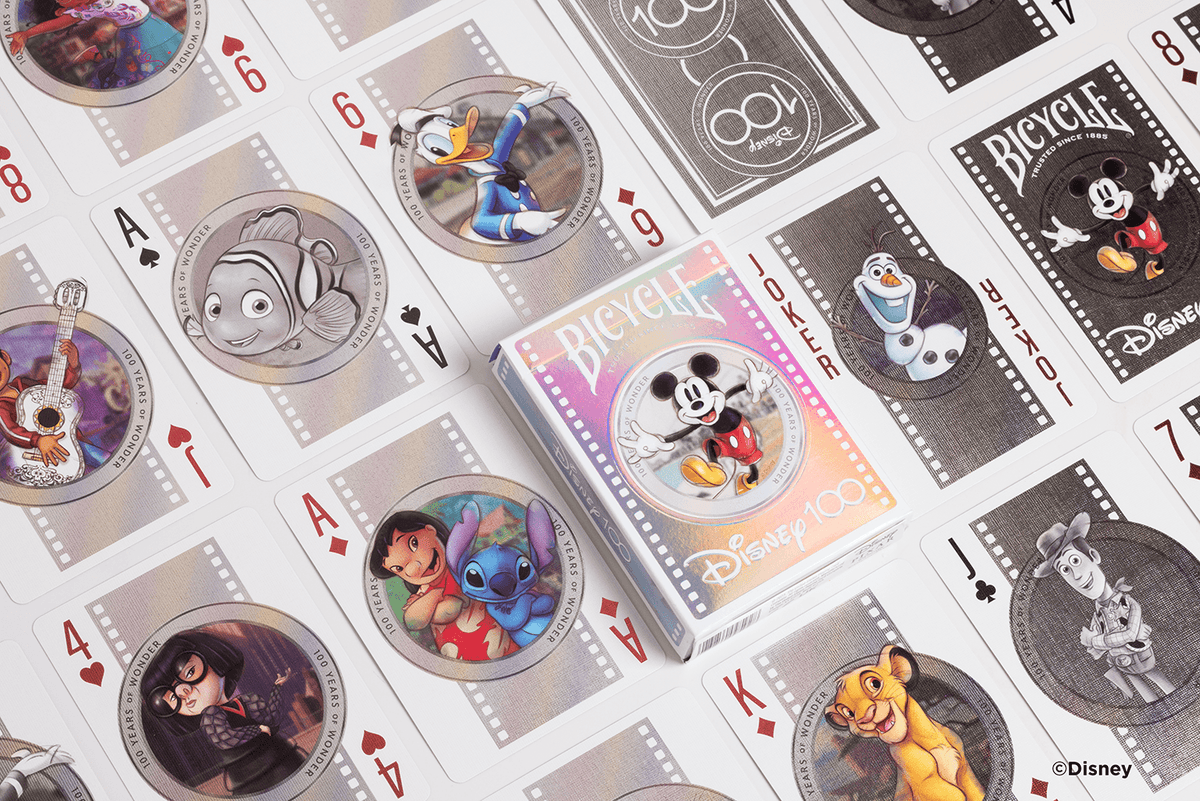 Disney100 inspired Bicycle Playing Cards - Card Cavern