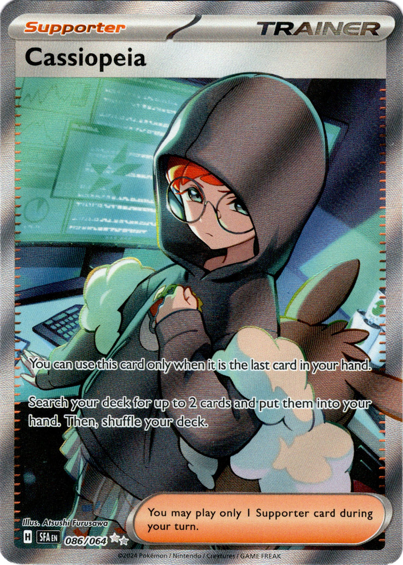cassiopeia pokemon card full art Pokemon SV Shrouded Fable Cassiopeia 86 Ultra Rare Full Art card NM Trainer