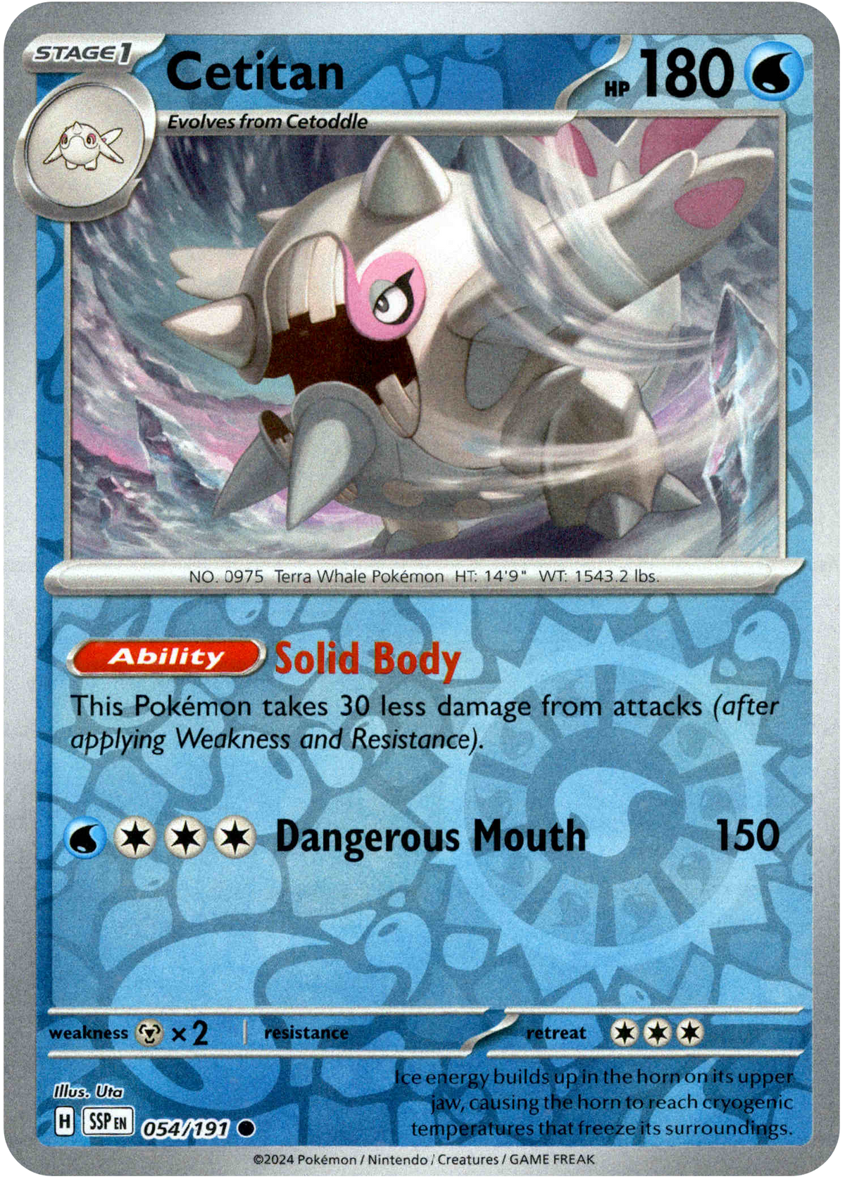 Cetitan - 054/191 - Surging Sparks - Reverse Holo - Card Cavern