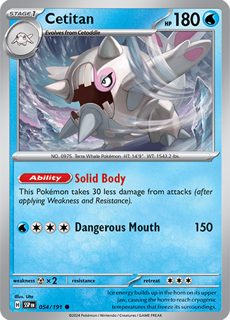 Cetitan - 054/191 - Surging Sparks - Card Cavern