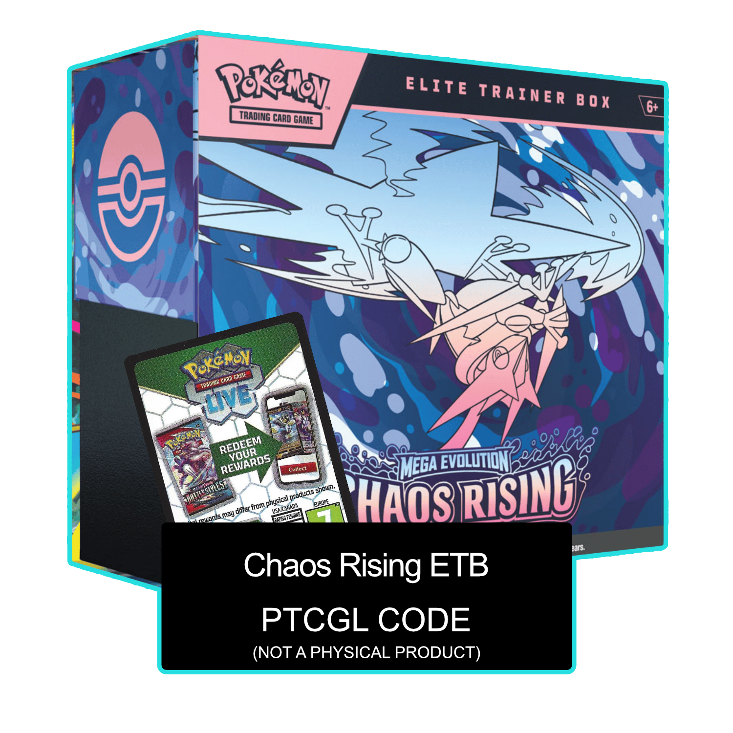 Chaos Rising ETB PTCGL Code - Card Cavern