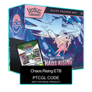 Chaos Rising ETB PTCGL Code - Card Cavern