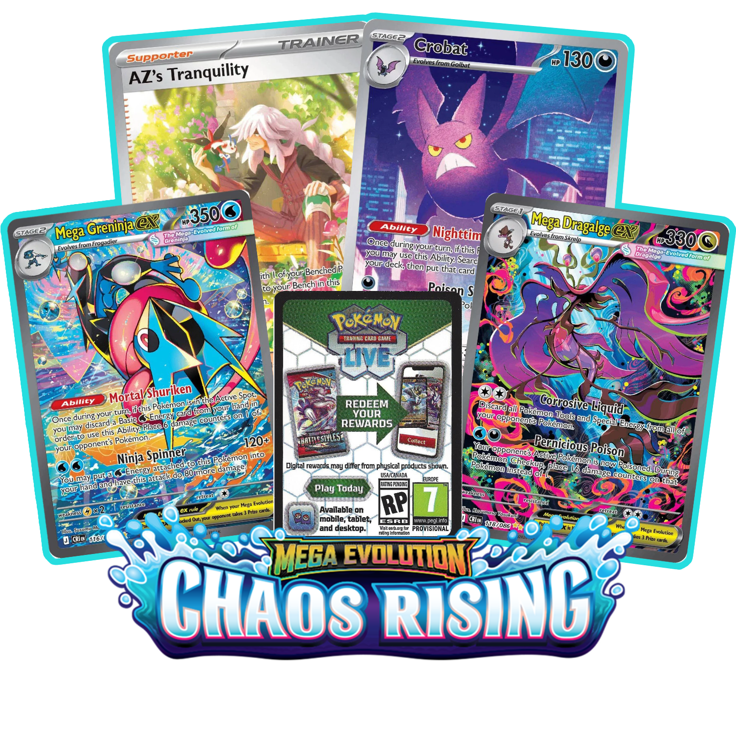Chaos Rising PTCGL Code - Card Cavern