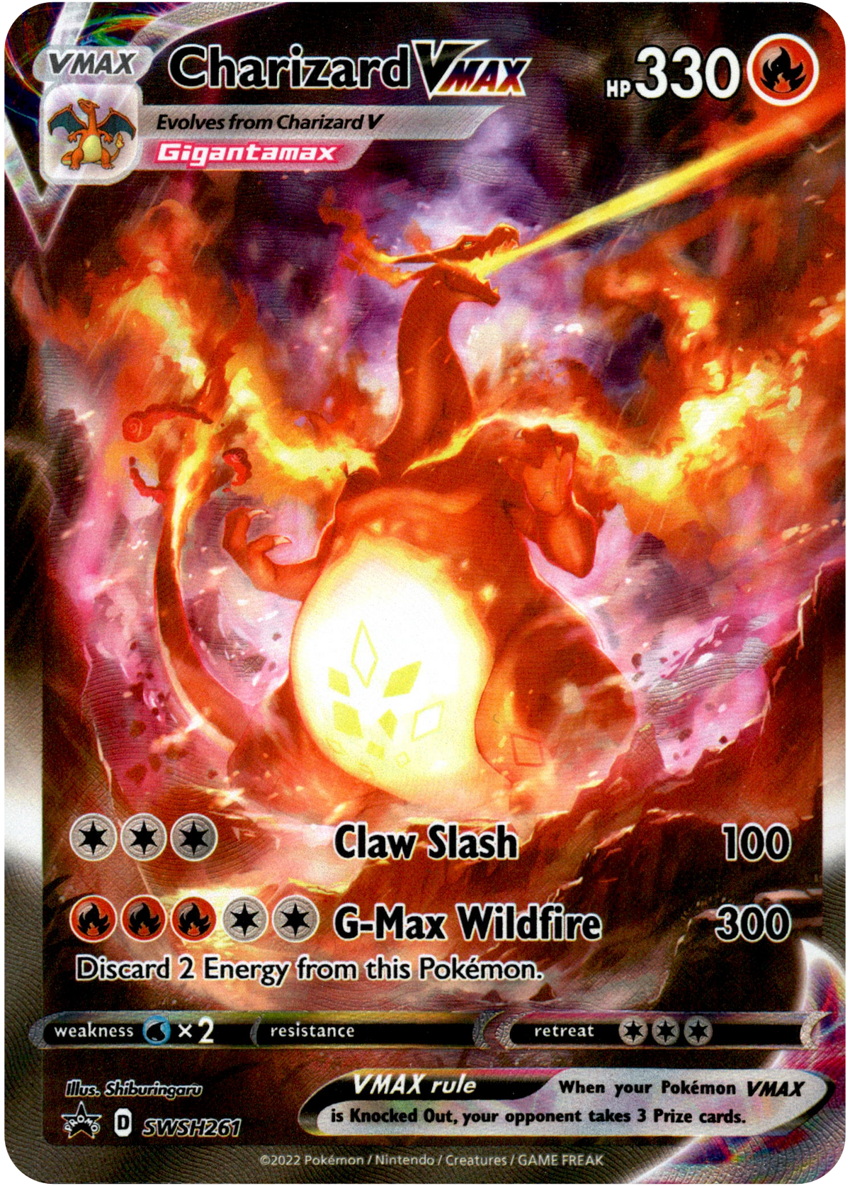 Charizard VMAX - SWSH261 - Sword & Shield Promo - Card Cavern