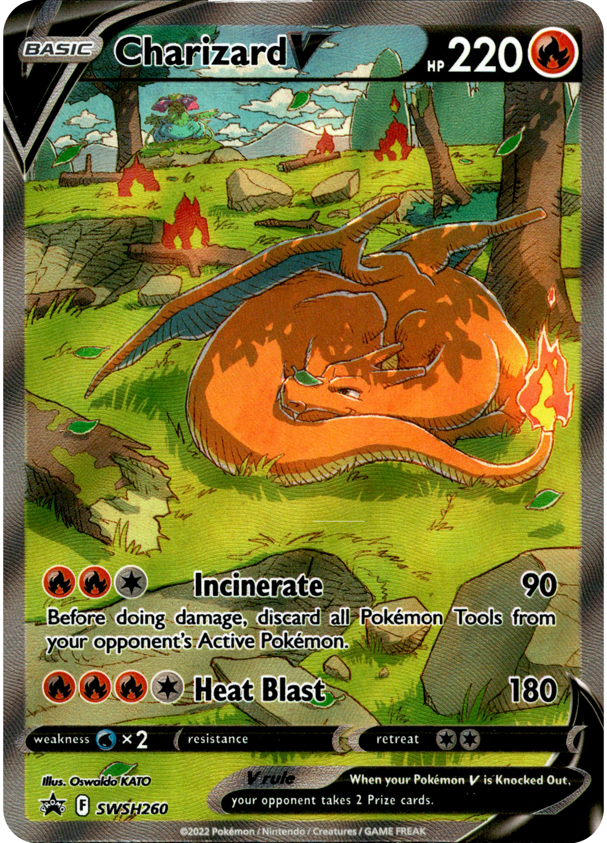 Charizard V - SWSH260 - Sword & Shield Promo - Card Cavern