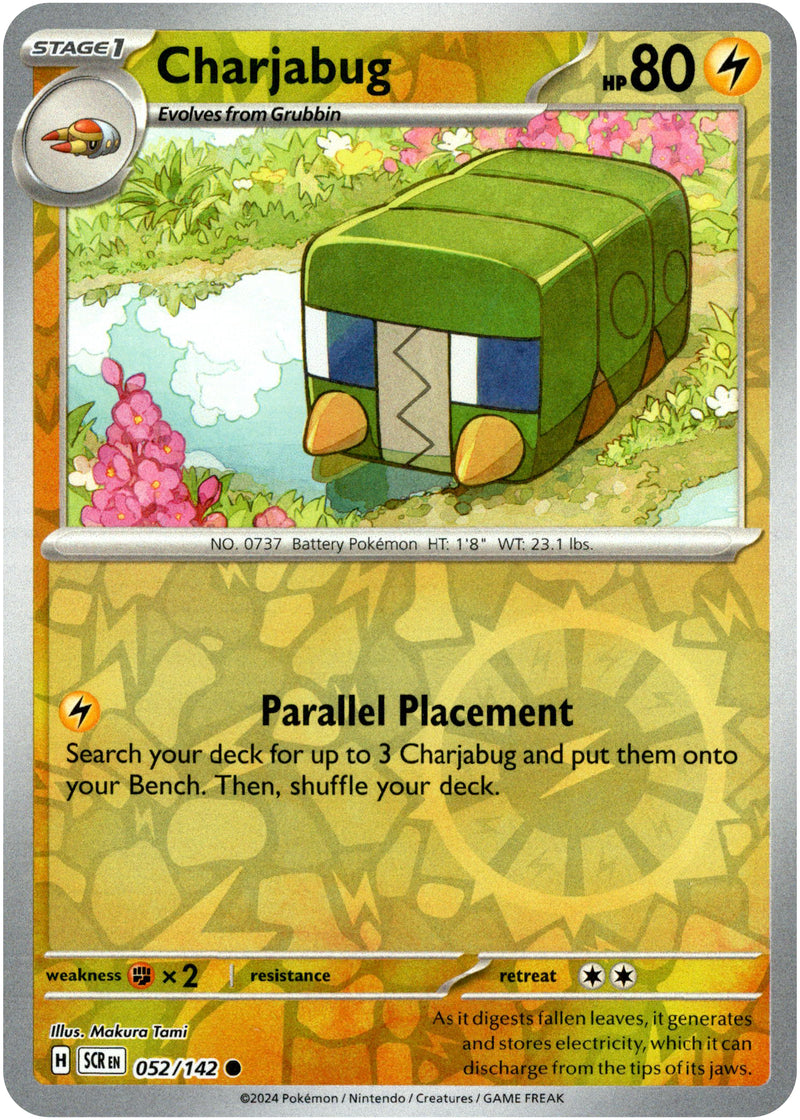 charjabug pokemon card Charjabug - 052/142 - Stellar Crown