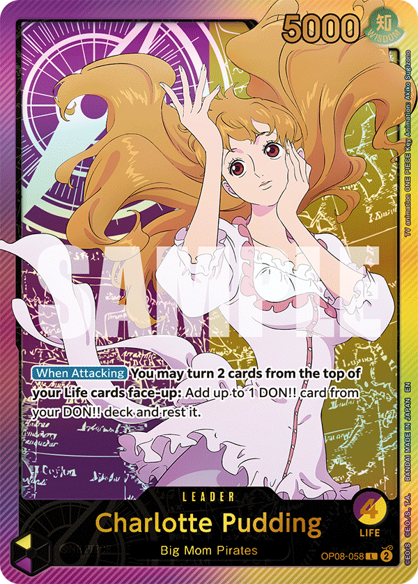Charlotte Pudding (SPR) - OP08-058 L - Anime 25th Collection - Foil - Card Cavern