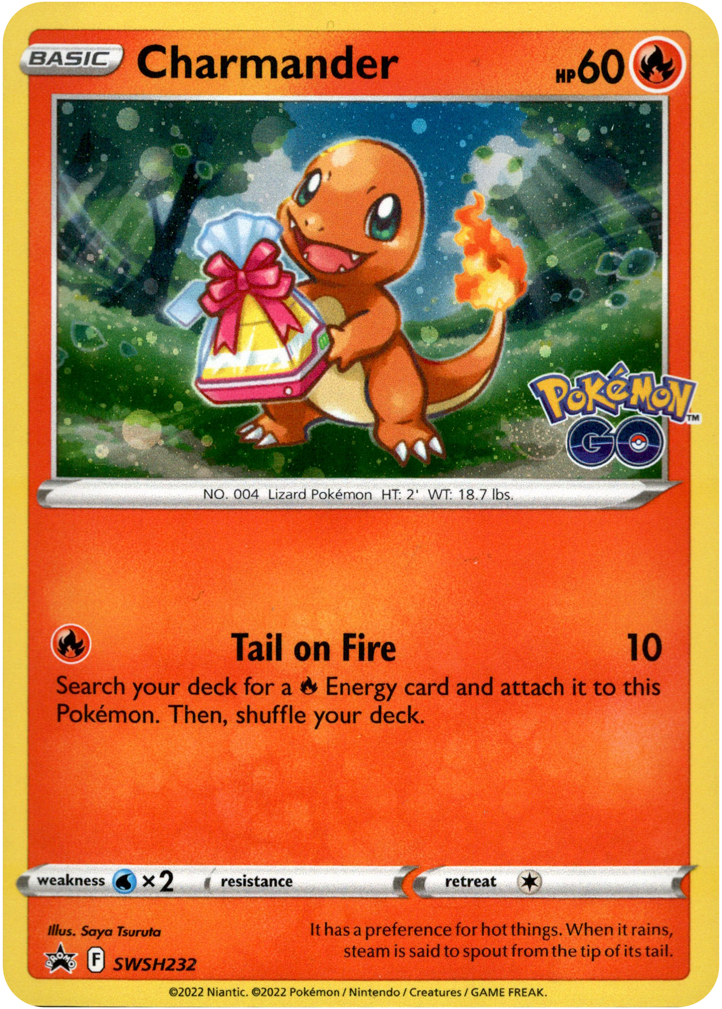 Charmander - SWSH232 - Cosmos Holo -  Sword & Shield Promo - Card Cavern