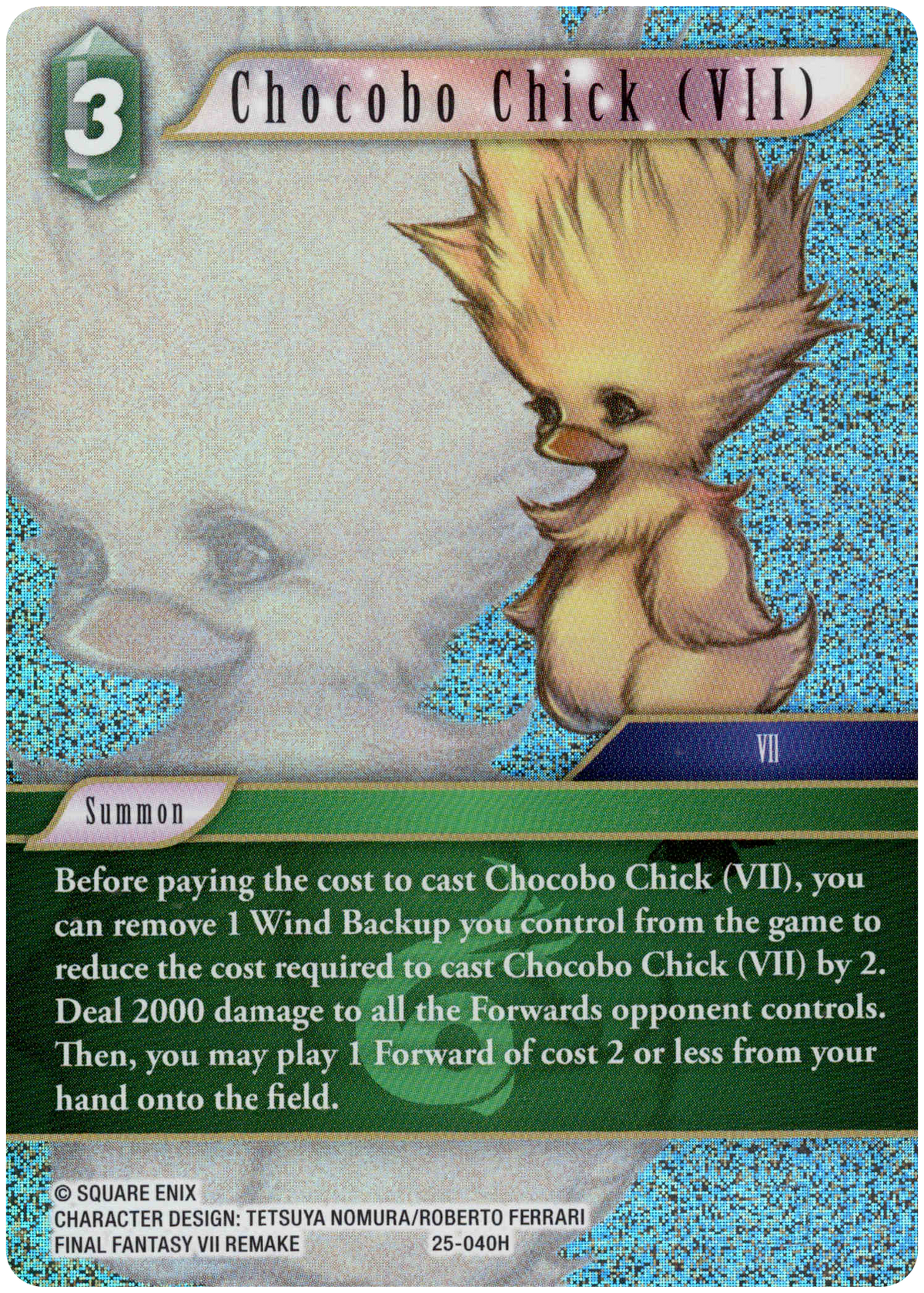 Chocobo Chick (VII) - 25-040H - Tears of the Planet - Foil - Card Cavern