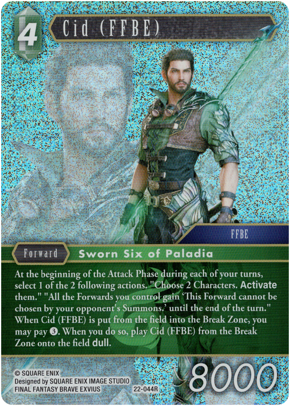 Cid (FFBE) - 22-044R - Hidden Hope - Foil - Card Cavern