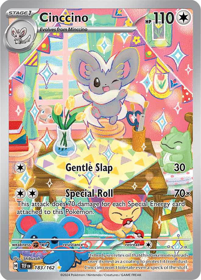 Cinccino - 183/162 - Temporal Forces - Holo - Card Cavern