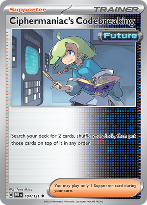 Ciphermaniac's Codebreaking - 104/131 - Prismatic Evolutions - Card Cavern