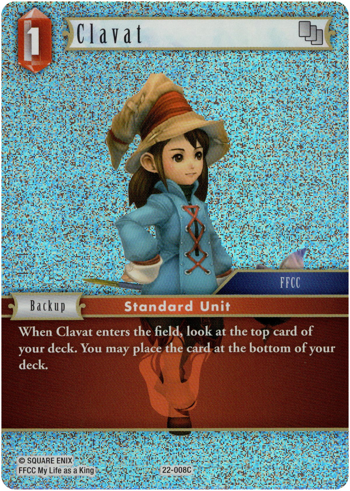 Clavat - 22-008C - Hidden Hope - Foil - Card Cavern