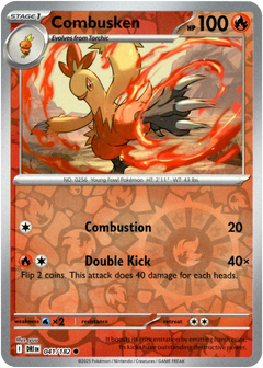 Combusken - 041/182 - Destined Rivals - Reverse Holo - Card Cavern