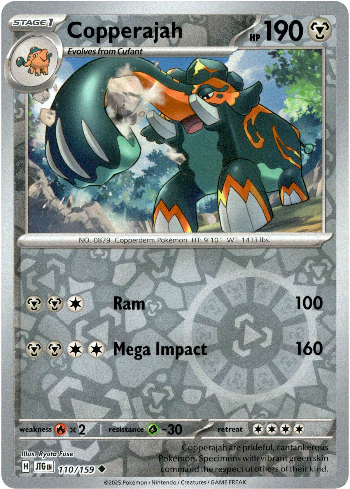Copperajah - 110/159 - Journey Together - Reverse Holo - Card Cavern