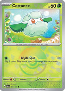 Cottonee (Poke Ball Pattern) - 007/132 - Prismatic Evolutions - Holo - Card Cavern