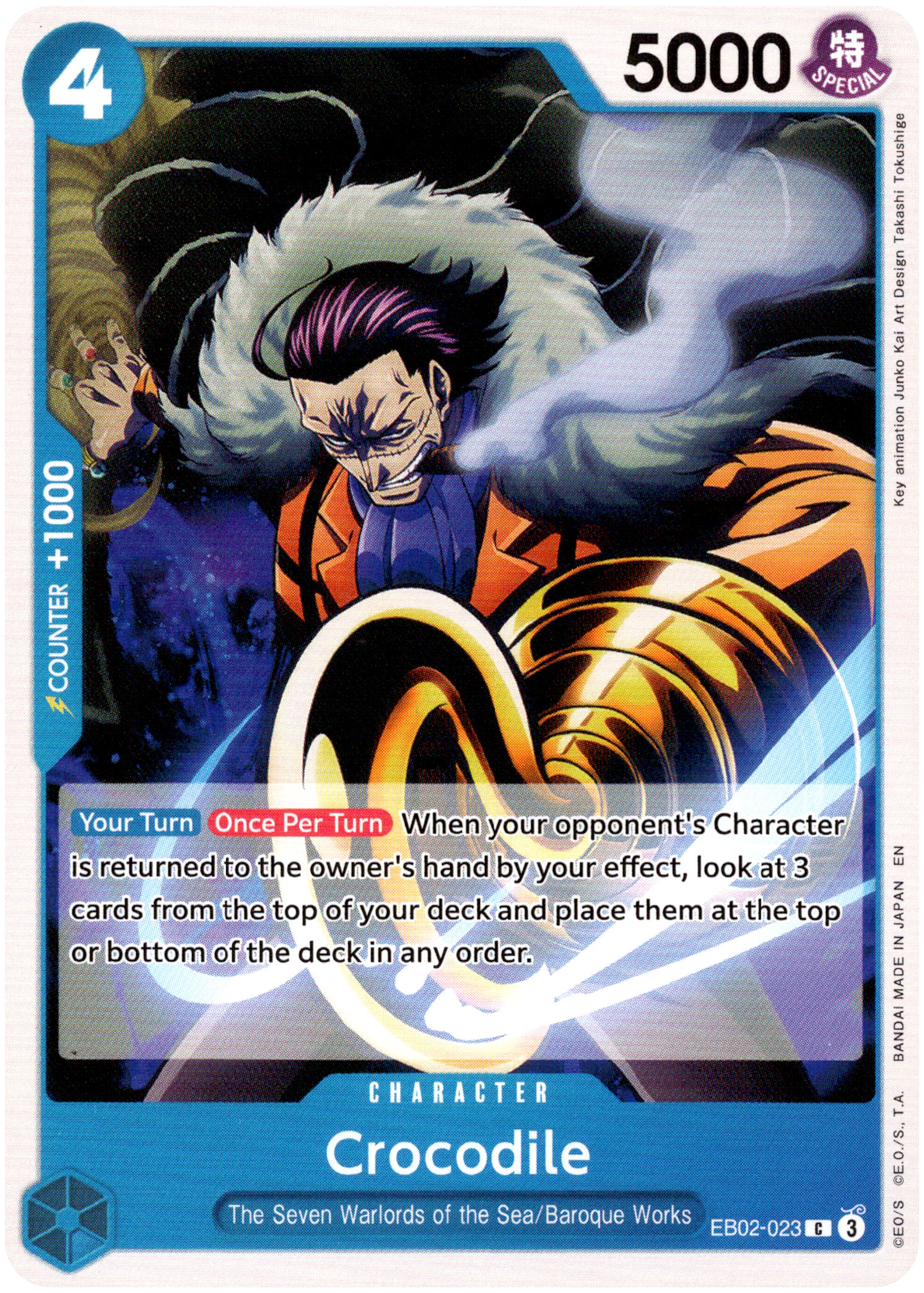Crocodile - EB02-023 C - Anime 25th Collection - Card Cavern