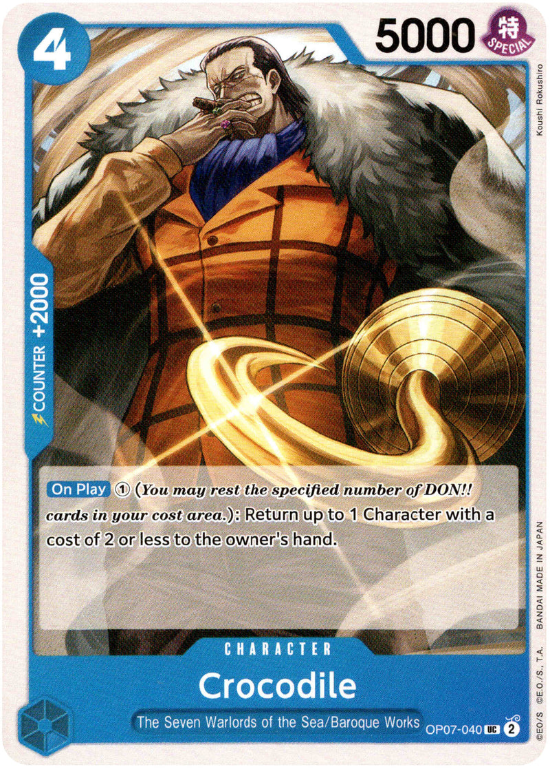 Crocodile - OP07-040UC - 500 years in the Future – Card Cavern