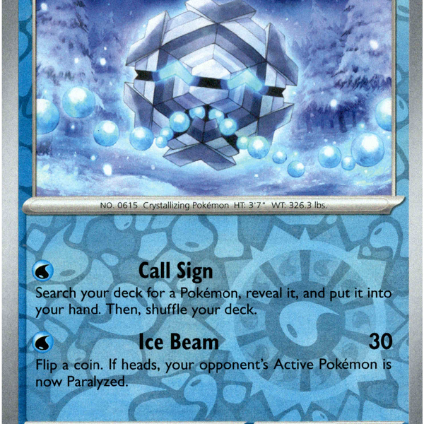 Cryogonal - 047/191 - Surging Sparks - Reverse Holo Card Cavern Trading Cards, LLC Cryogonal - 047/191 - Surging Sparks - Reverse Holo Card Cavern Trading Cards, LLC