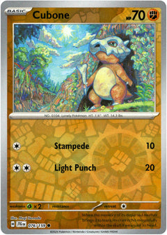 Cubone - 076/159 - Journey Together - Reverse Holo - Card Cavern