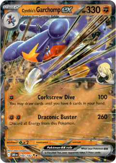 Cynthia's Garchomp ex - 104/182 - Destined Rivals - Holo - Card Cavern
