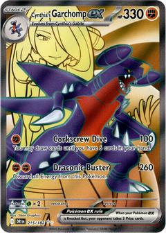 Cynthia's Garchomp ex - 215/182 - Destined Rivals - Holo - Card Cavern