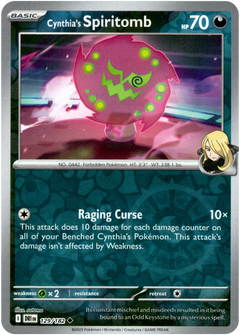 Cynthia's Spiritomb - 129/182 - Destined Rivals - Reverse Holo - Card Cavern