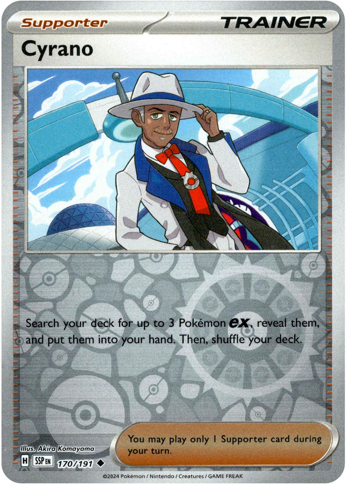 Cyrano - 170/191 - Surging Sparks - Reverse Holo - Card Cavern