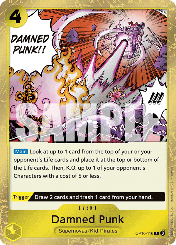 Damned Punk - OP10-116 R - Royal Blood - Foil - Card Cavern