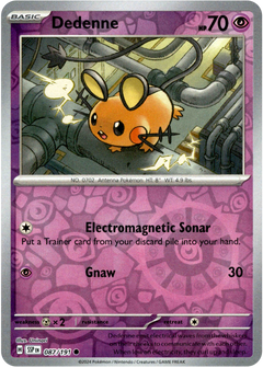 Dedenne - 087/191 - Surging Sparks - Reverse Holo - Card Cavern