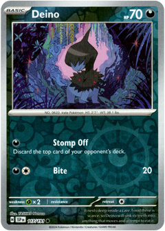 Deino - 117/191 - Surging Sparks - Reverse Holo - Card Cavern