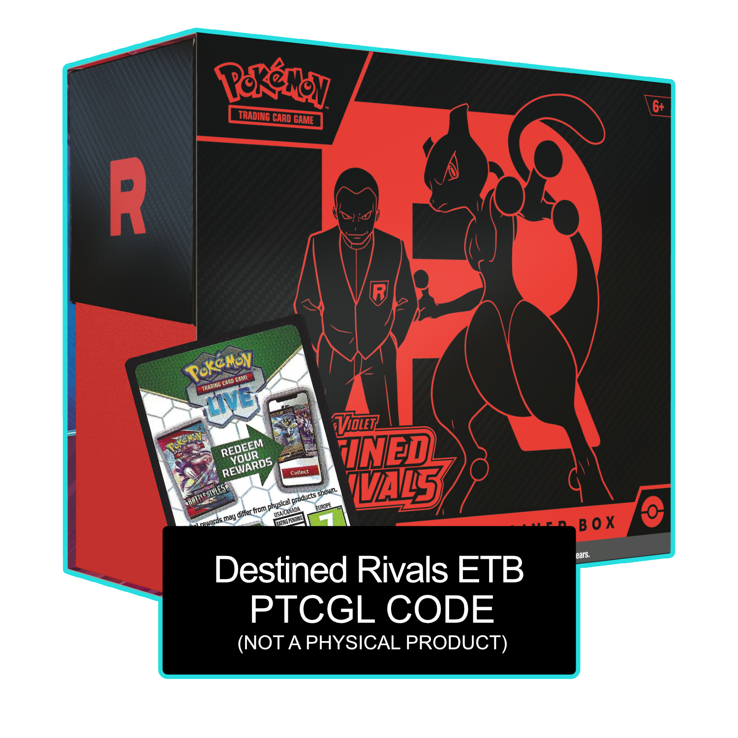 Destined Rivals ETB - PTCGL Code - Card Cavern