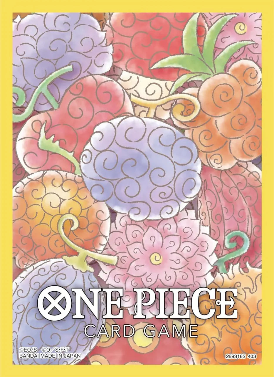 One Piece Card Game Official Card Sleeves 4: Devil Fruit 70 ct. - Bandai - Card Cavern
