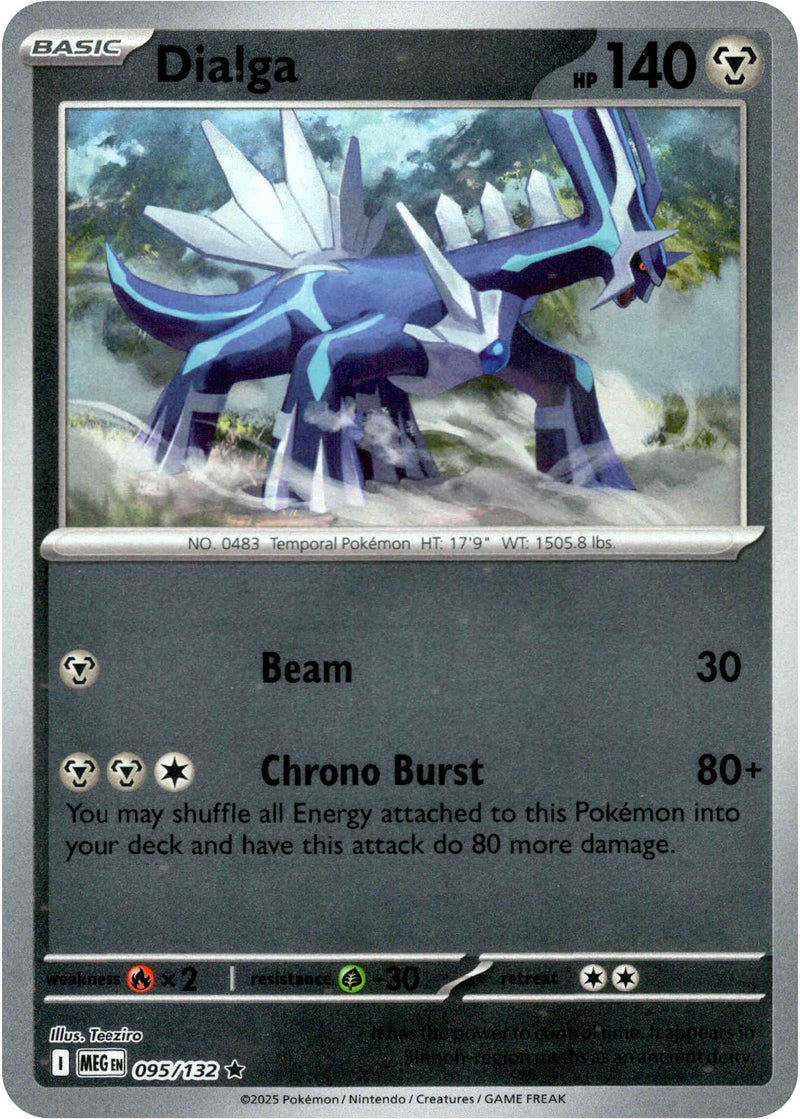 pokemon dialga card Dialga - 095/132 - Mega Evolution