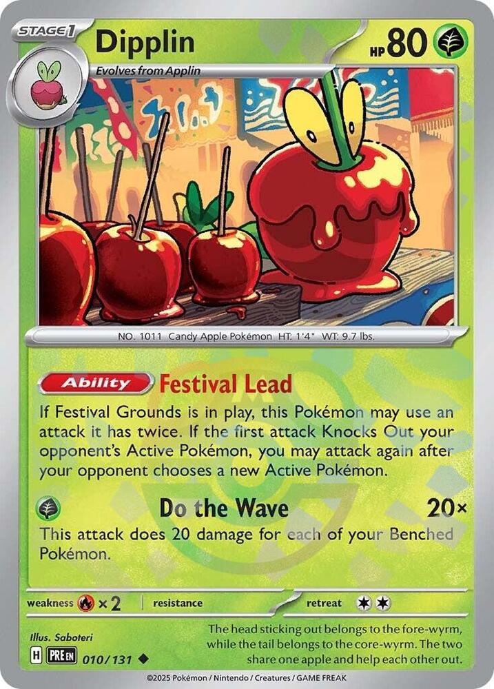 Dipplin (Master Ball Pattern) - 010/133 - Prismatic Evolutions - Holo - Card Cavern