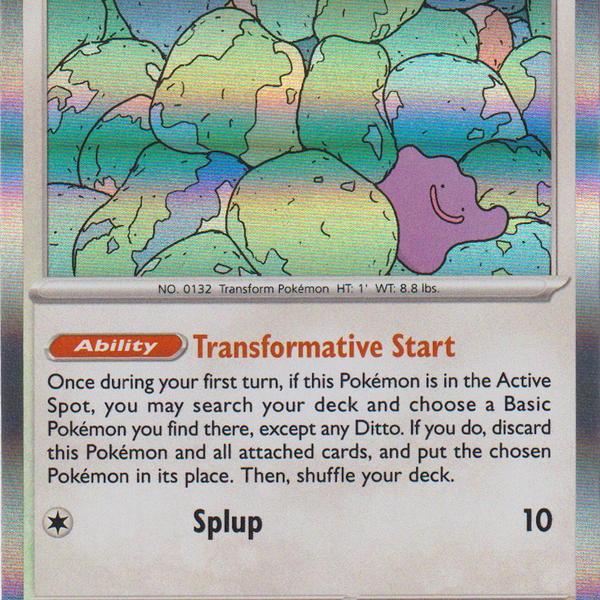 holographic ditto card value Ditto - 132/165 - Scarlet & Violet 151